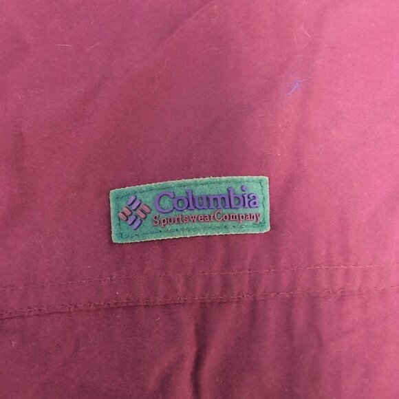 Vintage Columbia Magenta Made in Korea Bomber Style Jacket Women Size XL - Picture 6 of 9